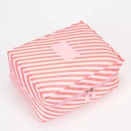 Косметичка на молнии, цвет розовый