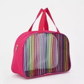 Косметичка на молнии, цвет розовый