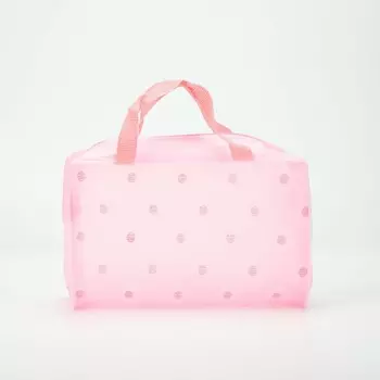 Косметичка на молнии, цвет розовый