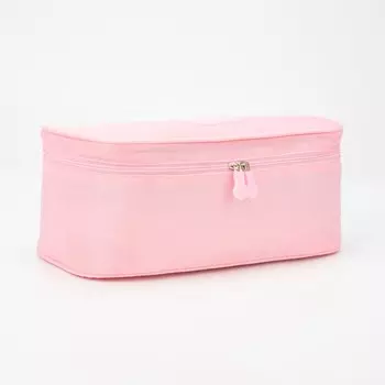 Косметичка на молнии, цвет розовый