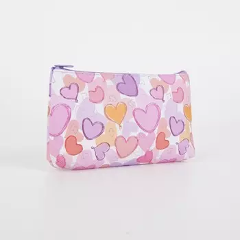 Косметичка на молнии, цвет розовый