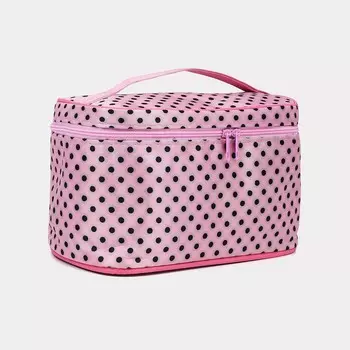 Косметичка на молнии, цвет розовый