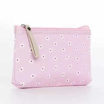 Косметичка на молнии, цвет розовый