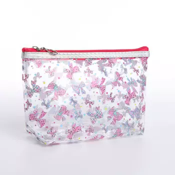 Косметичка на молнии для бассейна, с принтом