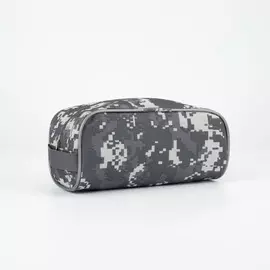 Косметичка на молнии мужская, с ручкой, с принтом