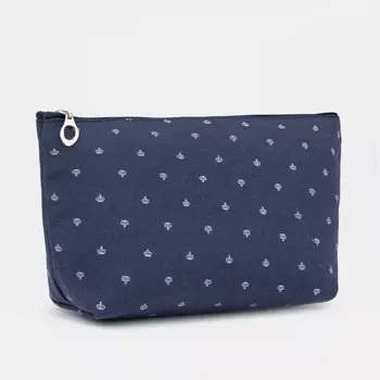 Косметичка на молнии простая, с рисунком