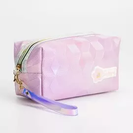 Косметичка на молнии, цвет сиреневый