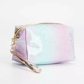 Косметичка на молнии, цвет сиреневый