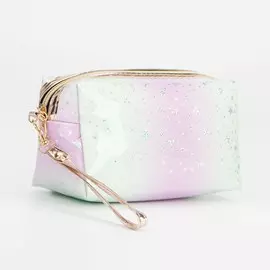 Косметичка на молнии, цвет зелёный