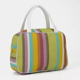 Косметичка на молнии, цвет зелёный