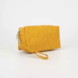 Косметичка на молнии, цвет жёлтый