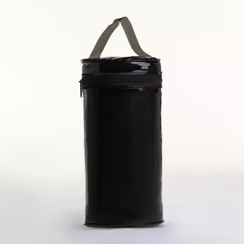 Косметичка на молнии, с ручкой, цвет черный