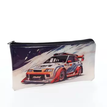 Косметичка-пенал на молнии, с рисунком