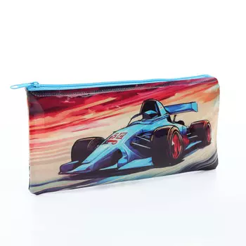 Косметичка-пенал на молнии, с рисунком