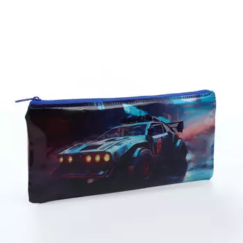 Косметичка-пенал на молнии, с рисунком