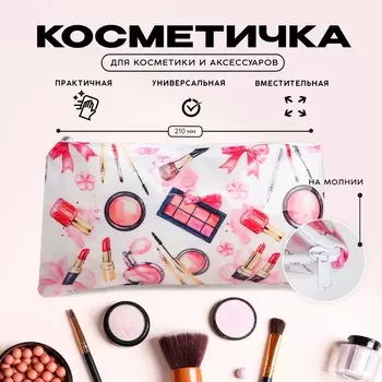 Косметичка pvc на молнии