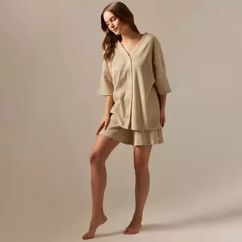 Пижама рубашка шорты