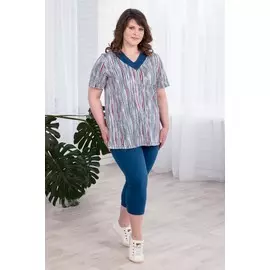 Костюм футболка леггинсы