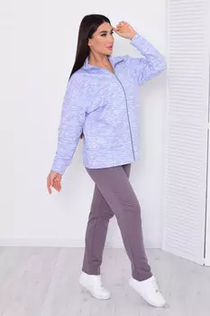 Костюм кофейный