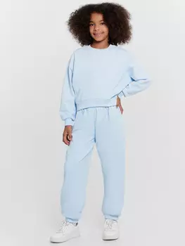 Костюм спортивный для девочек голубой