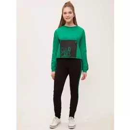 Костюм спортивный свитшот укороченный