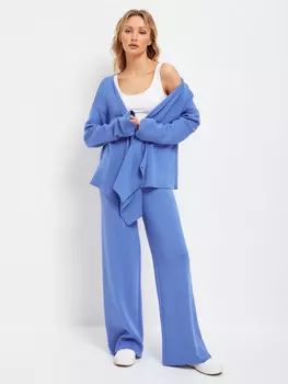 Костюм трикотажный вязаный с брюками палаццо