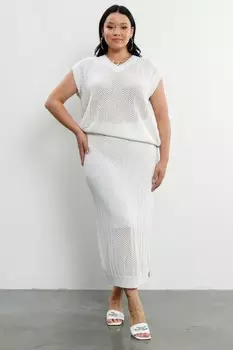 Костюм жилет юбка