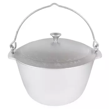 Котел литой поход-универсальный 12л алюминиевая крышка