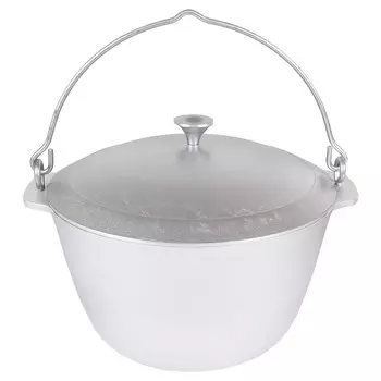 Котел литой походный 6,0л алюминиевая крышка