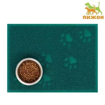 Коврик 2-в-1 под миску/туалет животных