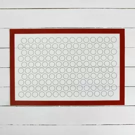 Армированный коврик для выпечки макаронс доляна, 6040 см