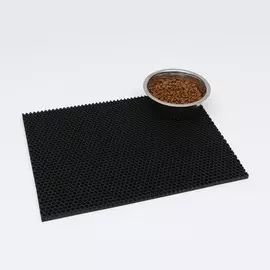 Коврик для животных eva, ячеиистый, 35 х 45 см, черный