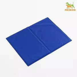 Коврик охлаждающий (гель+губка), 65 х 50 см, синий