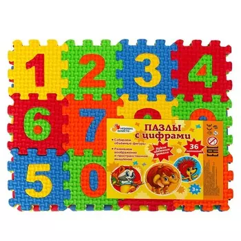 Коврик-паззл ЭКРАН, ИГРАЕМ ВМЕСТЕ D18587NUM-CRT