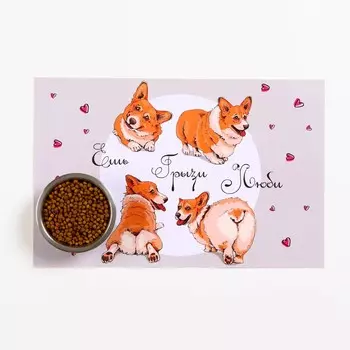 Коврик под миску