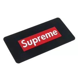 Коврик противоскольязщий 30х15 см, supreme, черный