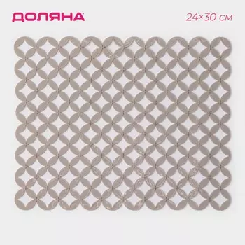 Коврик в раковину доляна