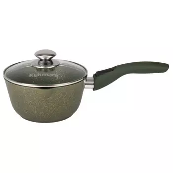 Ковш литой 1,5л съемная ручка стеклянная крышка