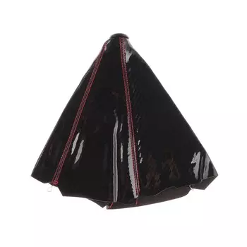 Кожух рычага кпп, универсальный, под карбон, черный глянец