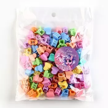 Краб для волос , мини , набор