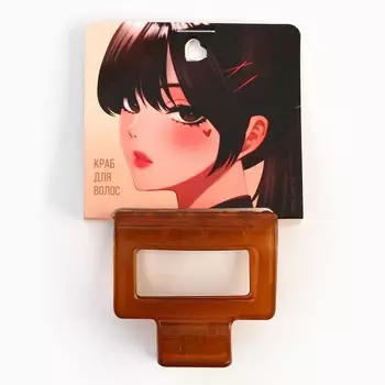 Краб для волос на открытке