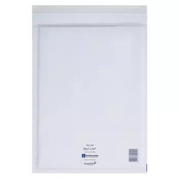 Крафт-конверт с воздушно-пузырьковой пленкой mail lite h/5, 27 х 36 см, white