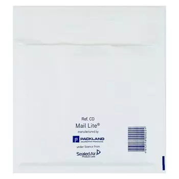 Крафт-конверт с воздушно-пузырьковой пленкой mail lite, 18х16 см, white