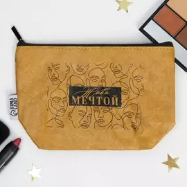 Крафтовая косметичка