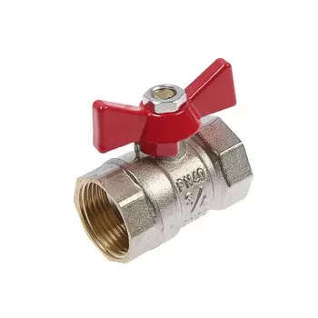 Кран шаровой zein, внутренняя/внутренняя резьба 3/4