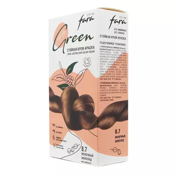Краска для волос Eco Line Green 8.7 молочный шоколад