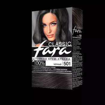 Краска для волос FARA Classic 501 черный