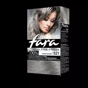 Краска для волос FARA Classic 521 Пепельный