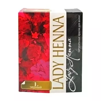Краска для волос на основе Хны Черный 60г