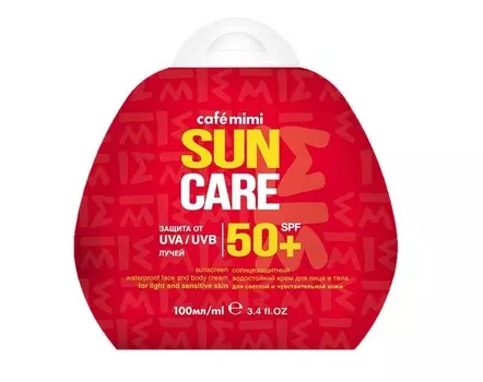 Крем для лица и тела Солнцезащитный, водостойкий SPF50+ 100мл